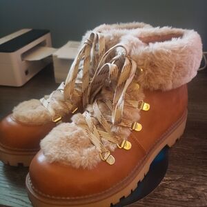 Sam Edelman Circus Kilbourne Boots Fleece Lined womens size 7
